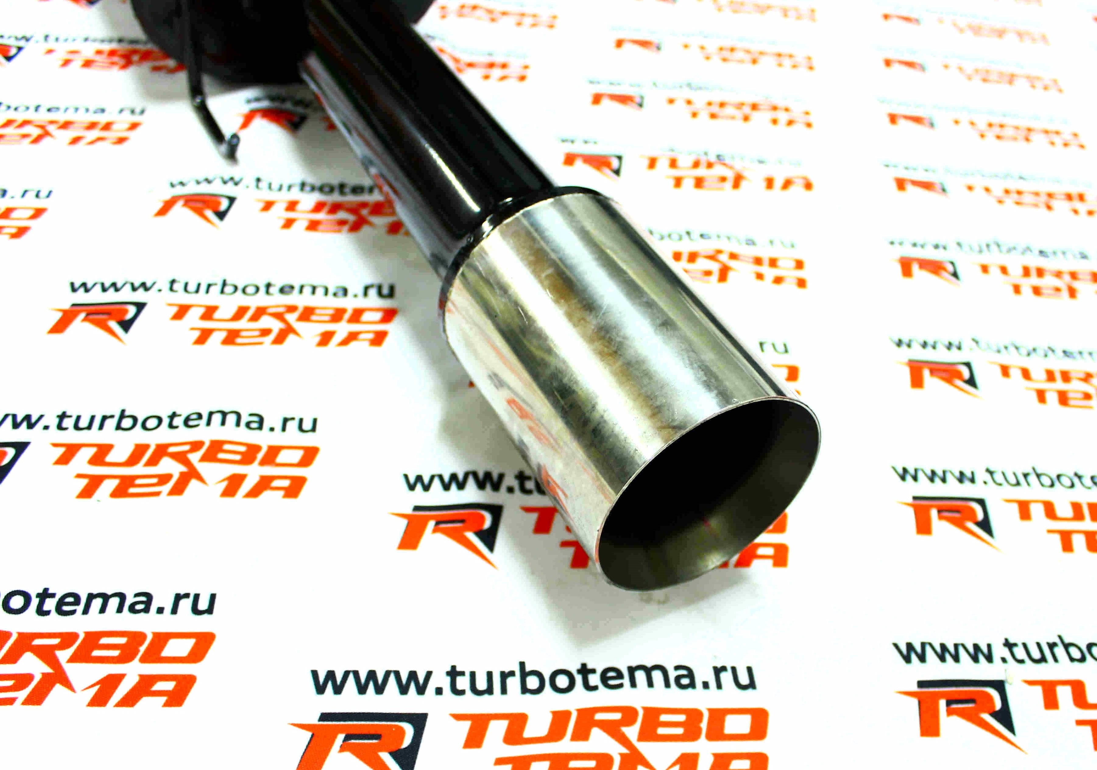 Глушитель " TURBOTEMA " ВАЗ 21099 штатная установка   с насадкой. Фото �6