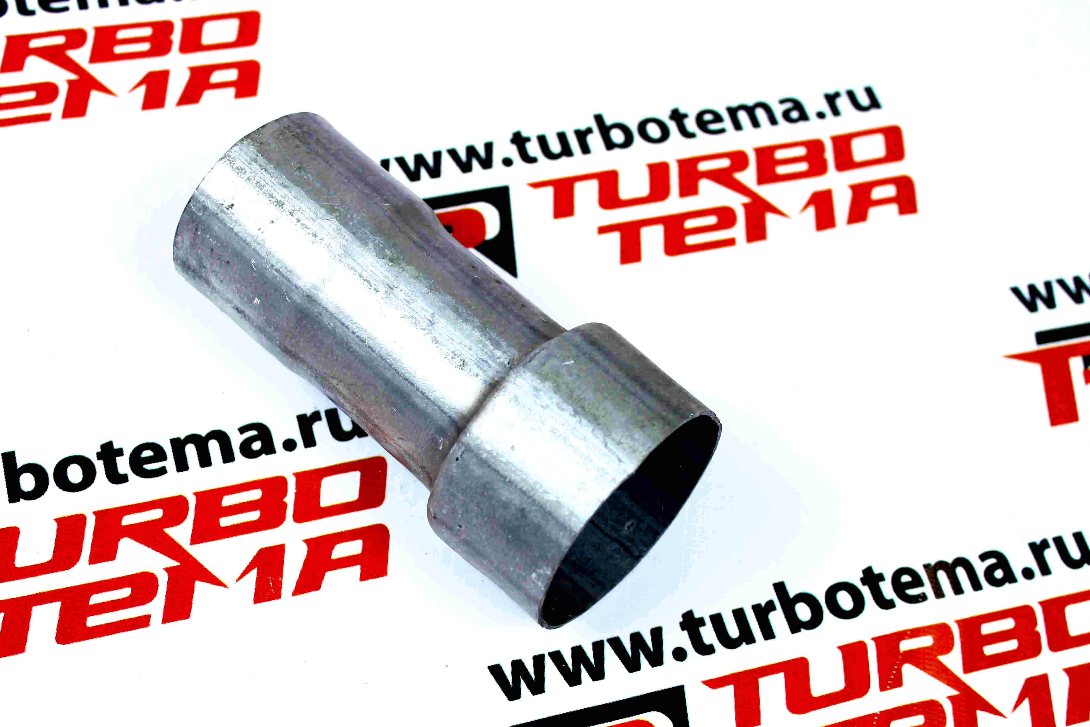 Соединитель труб под хомут CBD Ø50-Ø60, алюминизированная сталь TRS5060. Фото �2