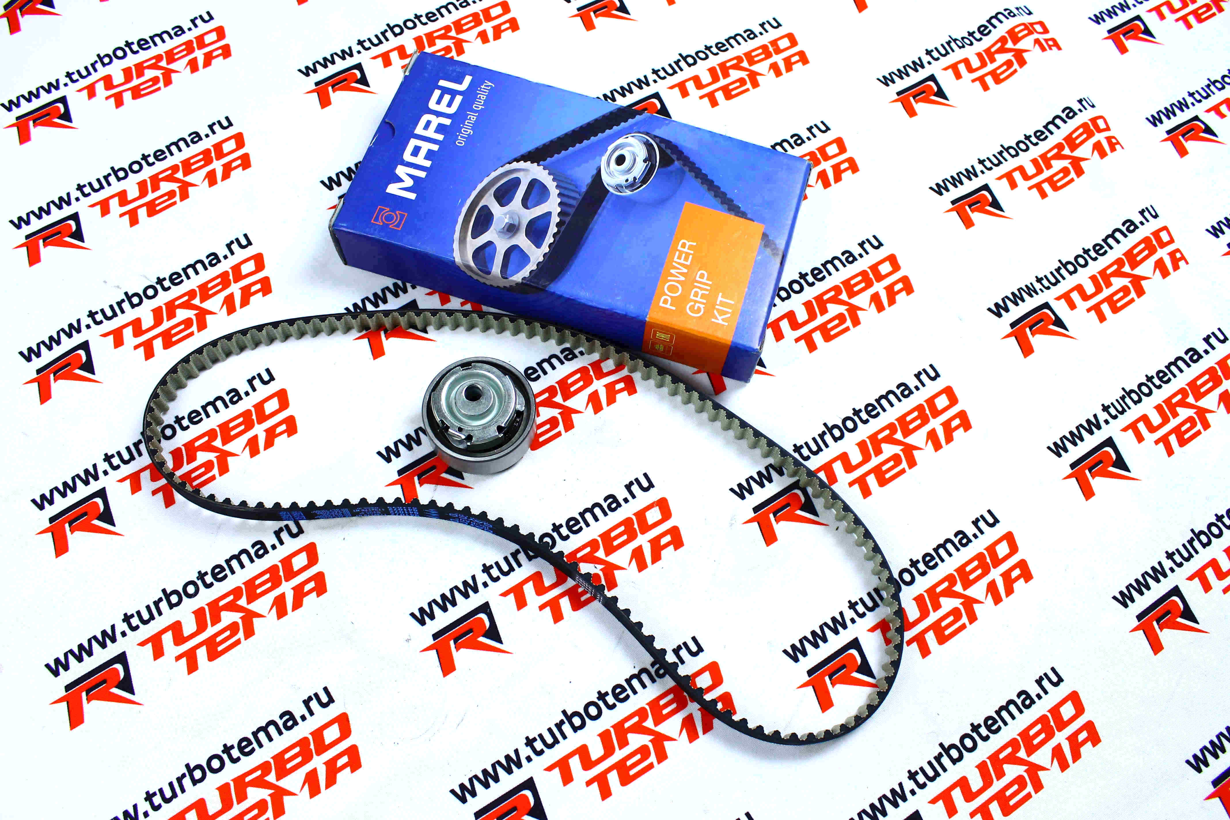 Комплект MAREL KIT Sport ролик (металлический) + ремень (тефлон) ГРМ ВАЗ 2190-92 8V (Италия). Фото �2