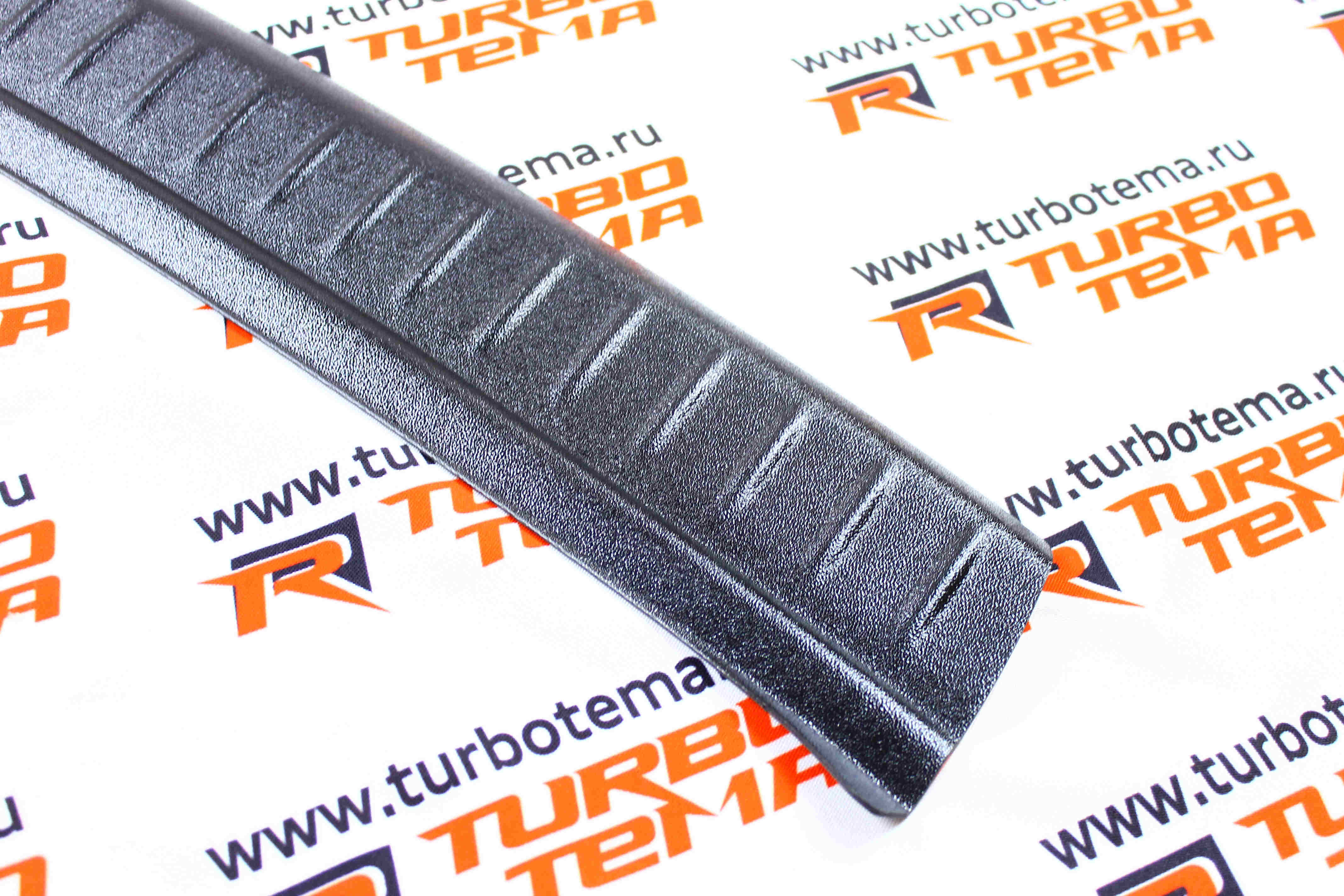 Защитная накладка "ТюнАвто" на задний бампер для а/м KIA Rio III (седан) (2011-2017). Фото �4