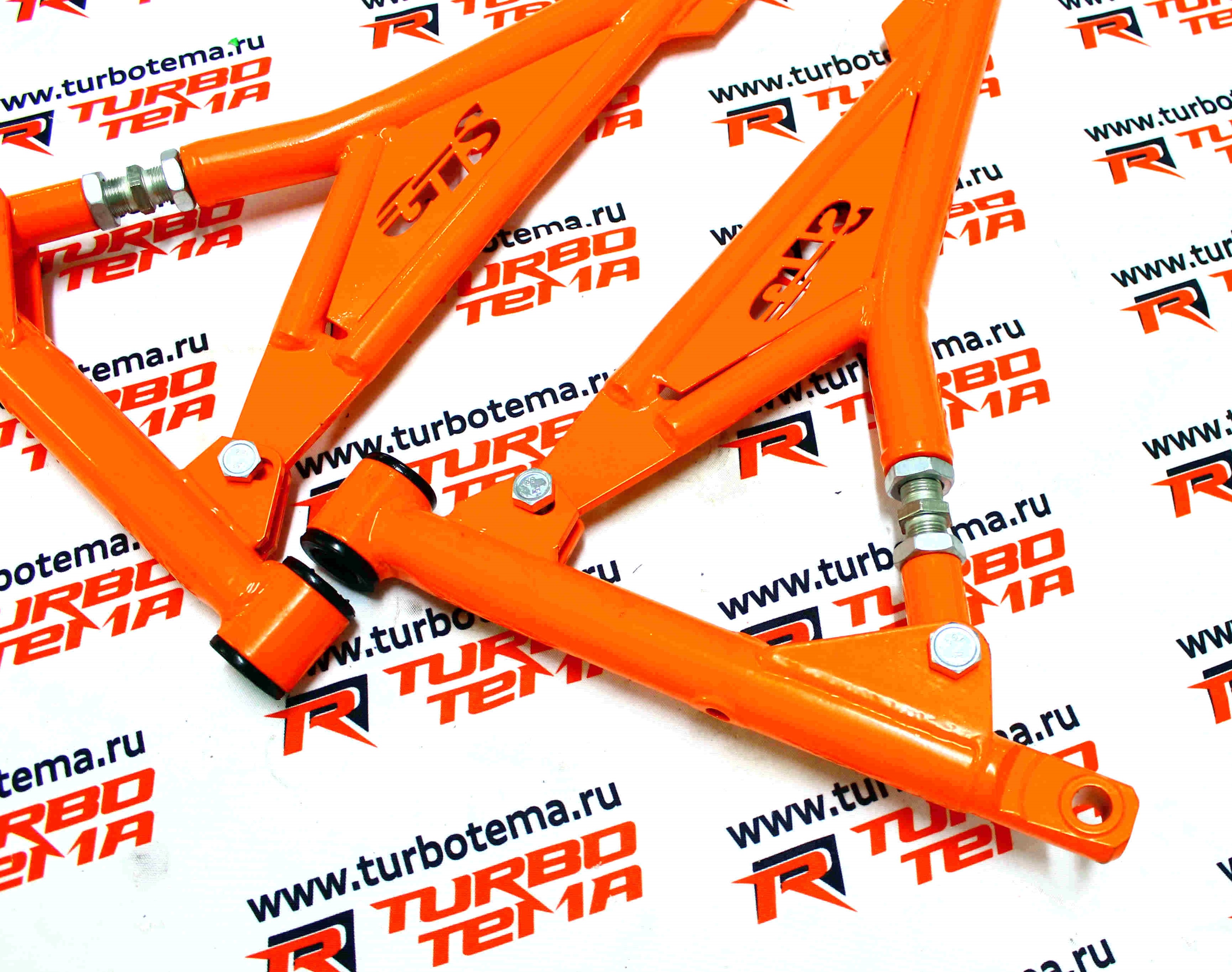 Рычаги  треугольные спорт ВАЗ 2108-12 "GTS tech" на резиновых сайлентблоках. Фото �5