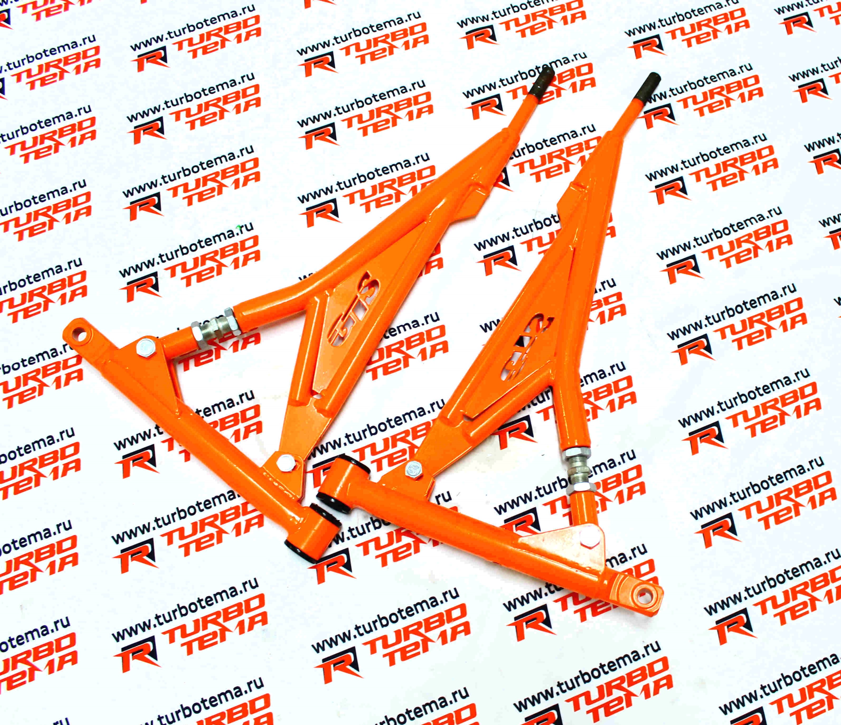 Рычаги  треугольные спорт ВАЗ 2108-12 "GTS tech" на резиновых сайлентблоках