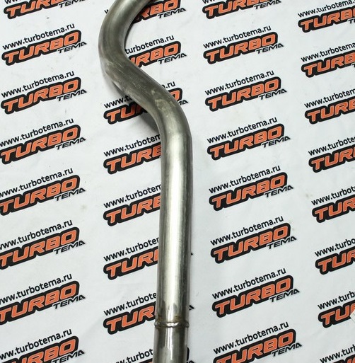 Резонатор (труба) " ТУРБОТЕМА " для а/м ВАЗ 2123 нержавеющая сталь. Фото �2