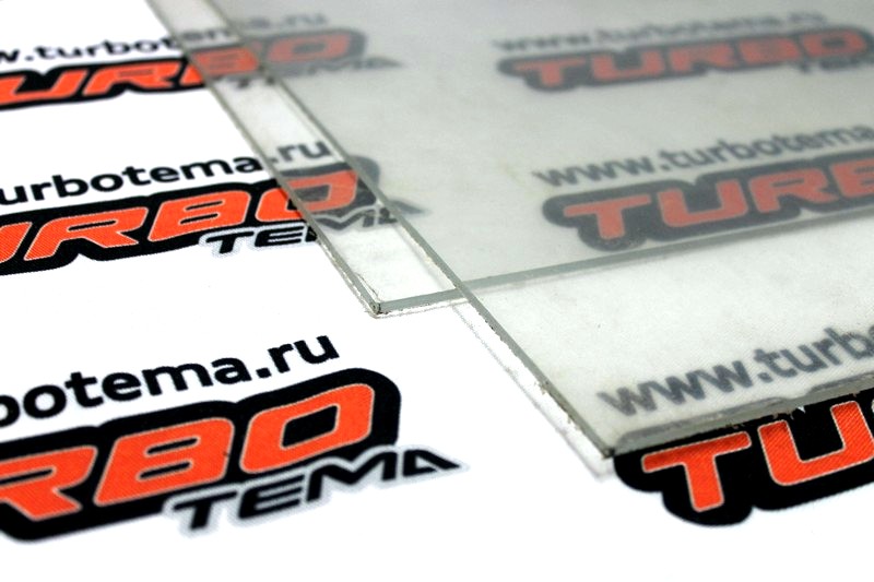 Комплект передних боковых стекол "ТУРБОТЕМА" для а/м ВАЗ 2105-07 (Полистирол)(2 шт). Фото �4