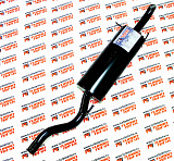 Глушитель " TURBOTEMA " ВАЗ 2114 штатная установка   без насадки